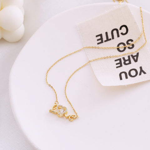 'Love' Pendant Necklace
