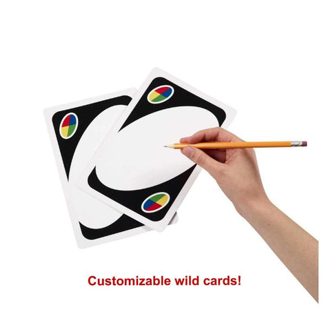 Giant UNO Card Game for Kids, Adults and Family Night, 108 Oversized Cards for 2-10 Players