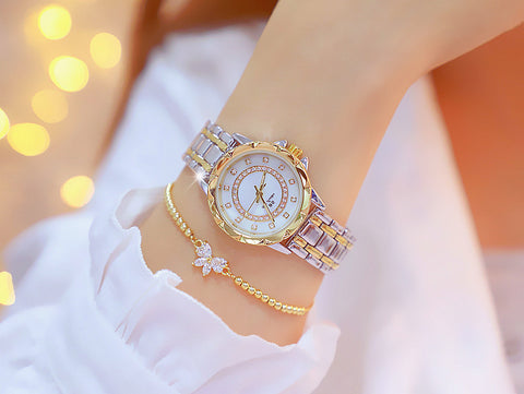 Luxury Ladies’ Quartz Diamond Watch
