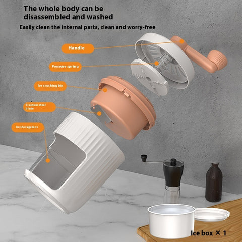 Hand-Cranked Ice Shaving Machine