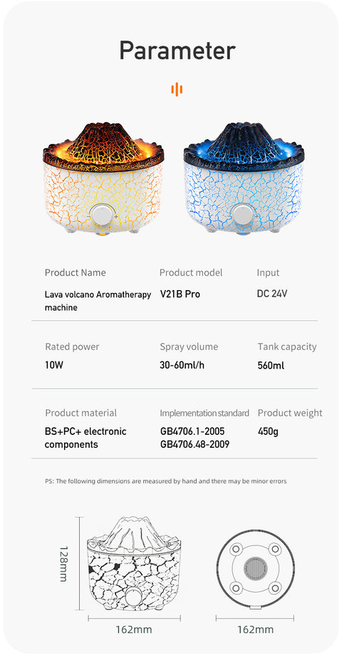 Volcano Flame Aroma Diffuser