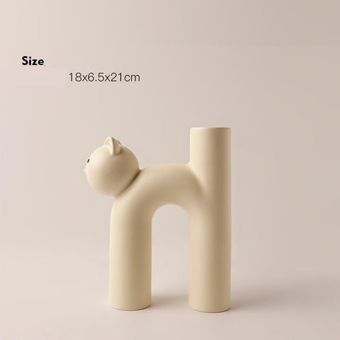 Cute Cat Vase