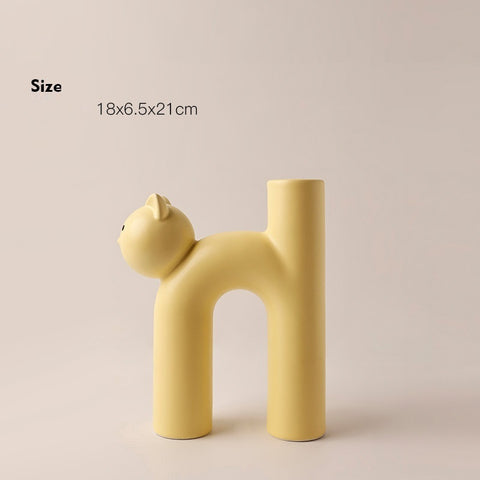 Cute Cat Vase