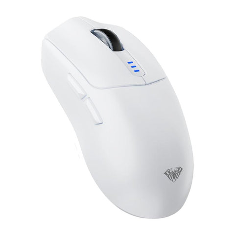 AULA SC580 Tri-Mode Wireless Gaming Mouse, 2.4G/BT5.0/USB-C, 10000 DPI Rechargeable Wireless Mouse, Gamer Mouse with 6 Programmable Buttons, Anti-Slip Stickers, Office Desktop Laptop PC Accessories Ergonomic Computer Mouse Bluetooth Budget Mouse Springtok