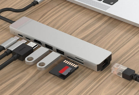 PD Eight-in-One Expansion Dock USB-C Hub Splitter