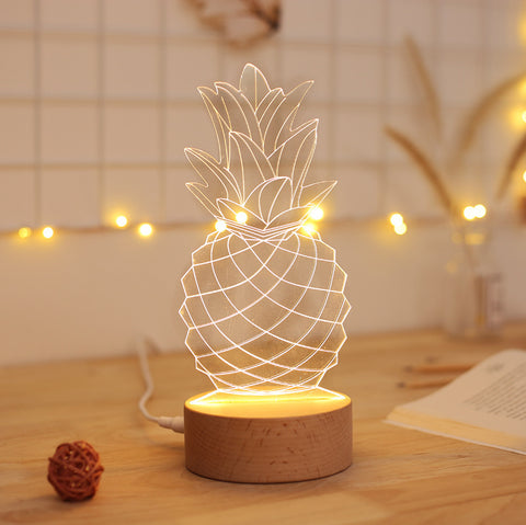 Bedside Pineapple Style Table Lamp