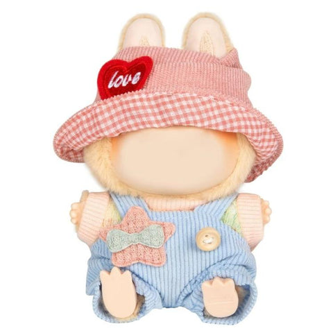 Labubu Clothes for Doll- Luxurychic Style Set for 17Cm Dolls, High-Endfashion, Cute Cartoon Toys Clothescostume,No Doll