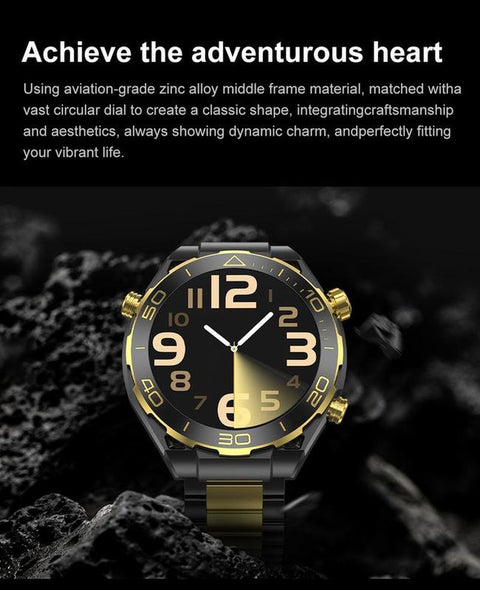 Extraordinary Master Smart Watch2025 NEW Men AMOLEDHD Screen GPS Bluetooth Call for Lp68 Waterproof Watches Blood Sugar Wearable Monitor