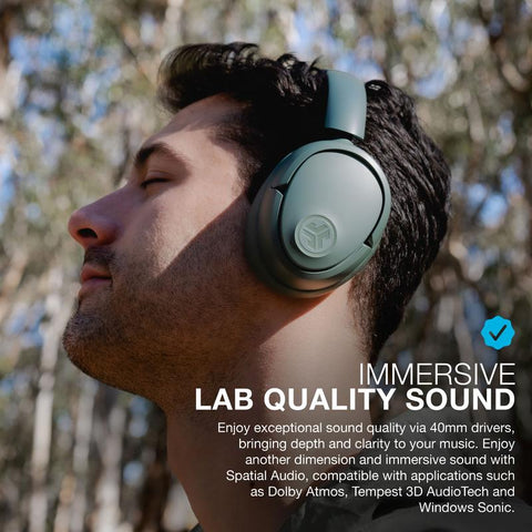 Jlab Jbuds Lux ANC & Mini Sage Gift Set, 1 Set of Earbuds + Headphones