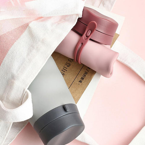 Silicone Travel Kettle Water Bottle