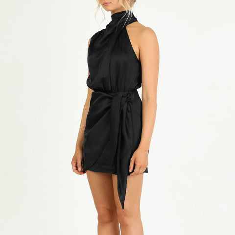 Elegant Halter Neck Dress