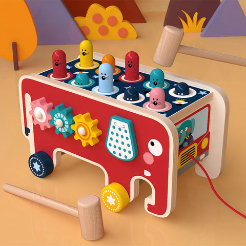 Wooden Whack-a-Mole for Kids