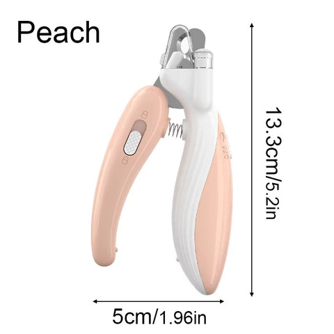 LED-Illuminated Pet Nail Clippers