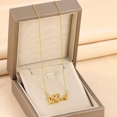 'Love' Pendant Necklace
