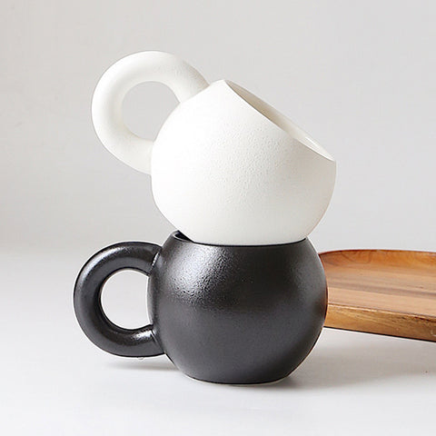 Spherical Ceramic Mug