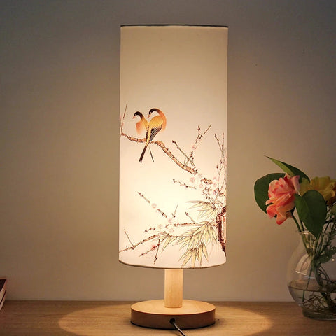 Chinese Wind Table Lamp Modern Chinese Bedroom Bedside Table Lamp Creative Warm Chinese Style Table Lamp