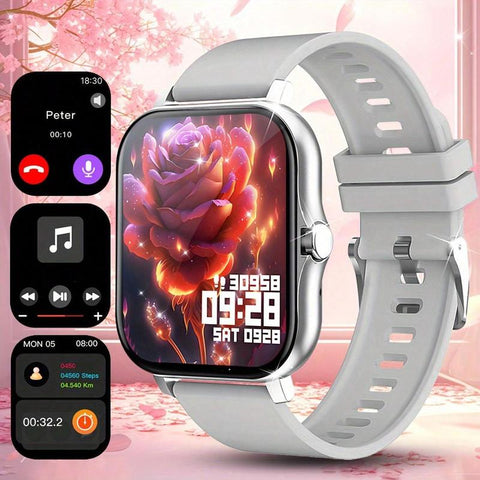 Multifunctional Smart Watch, Fashionable Digital Watch with Heart Rate Monitoring and Sleep Tracking, Sports Watch with Multiple Sports Modes for Women & Men, Wearable, Wireless