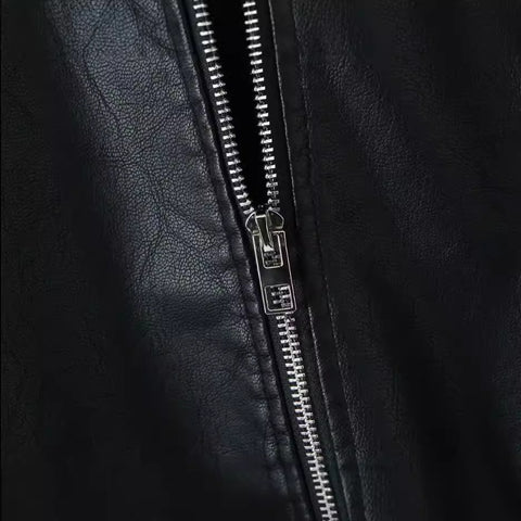 Women's American PU Leather Coat