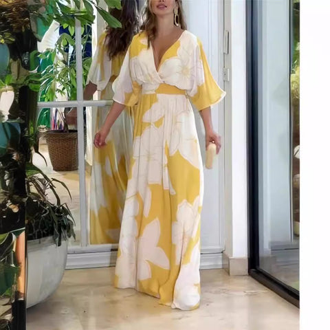 Floral Print Maxi Dress