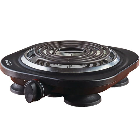 Appliances Appliances 1,000-Watt Single Electric Burner (Black)