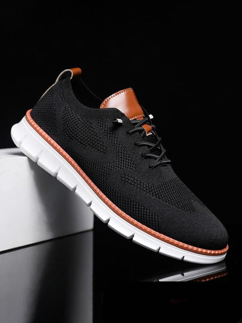 Men'S Business Casual Lace up Low Top Sneakers, Shoes for Men, Fall Breathable Comfortable Sports Running Casual Shoes, Male All-Match round Toe Casual Shoes Sneakers Athletic Shoes, Gift Trainers for Men