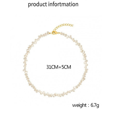 Pearl Choker Style Necklace