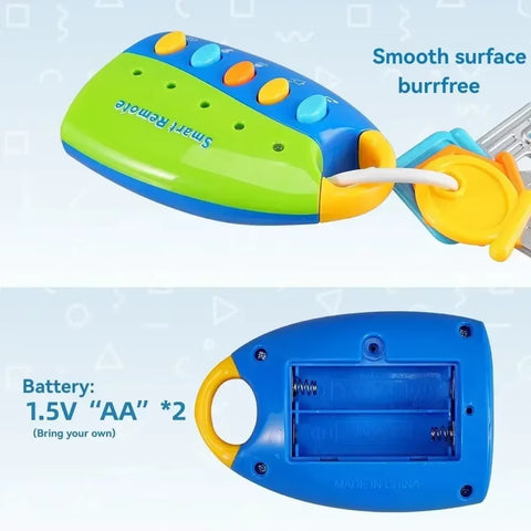 Baby Early Education with Lights and Music Simulation Car Key Simulation Car Sound Effect Early Education Educational Fun Toys