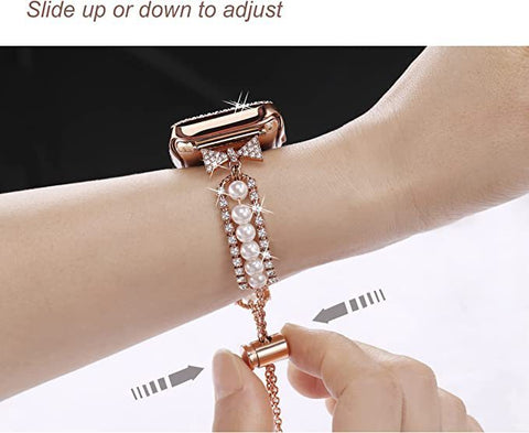 Pearl Bracelet Watch Band