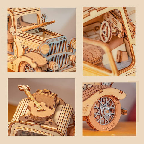 Robotime Rolife Vintage Car Model