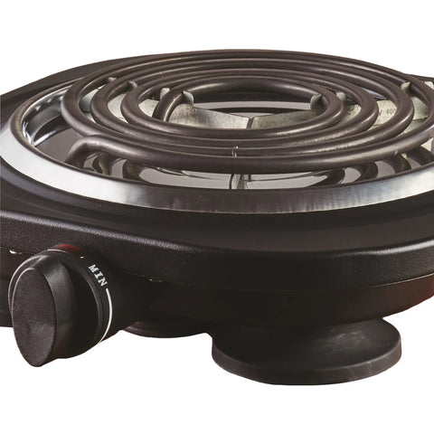 Appliances Appliances 1,000-Watt Single Electric Burner (Black)