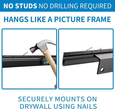 Antimbee Studless Drywall TV Mount for 32-75 Inch Tvs, No Stud TV Wall Bracket Max VESA 600X400Mm up to 150 Lbs Universal Fits Most LED LCD Plasma Flat/Curved Screen Tvs & Monitors