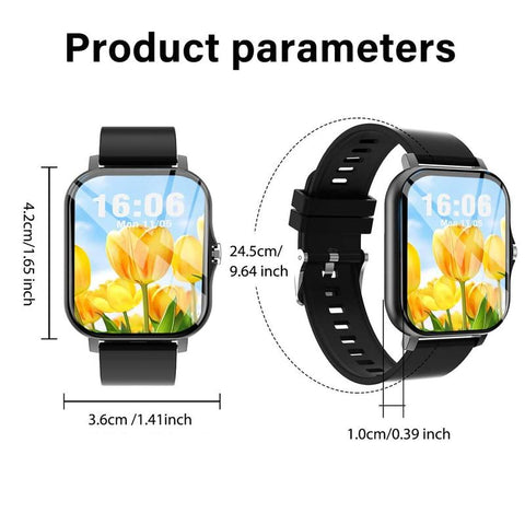 Multifunctional Smart Watch, Fashionable Digital Watch with Heart Rate Monitoring and Sleep Tracking, Sports Watch with Multiple Sports Modes for Women & Men, Wearable, Wireless