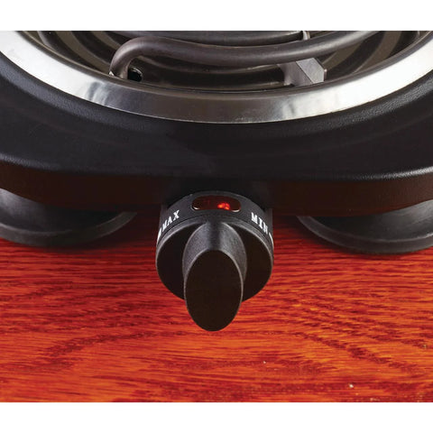Appliances Appliances 1,000-Watt Single Electric Burner (Black)