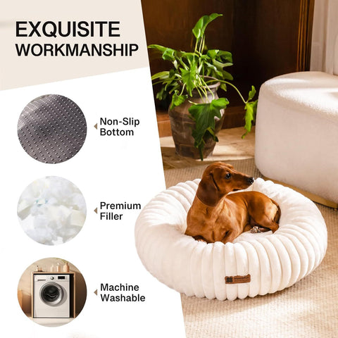 MewooFun Donut Pet Bed