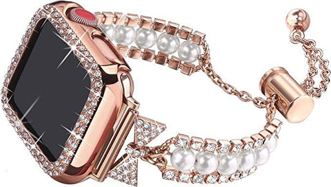 Pearl Bracelet Watch Band