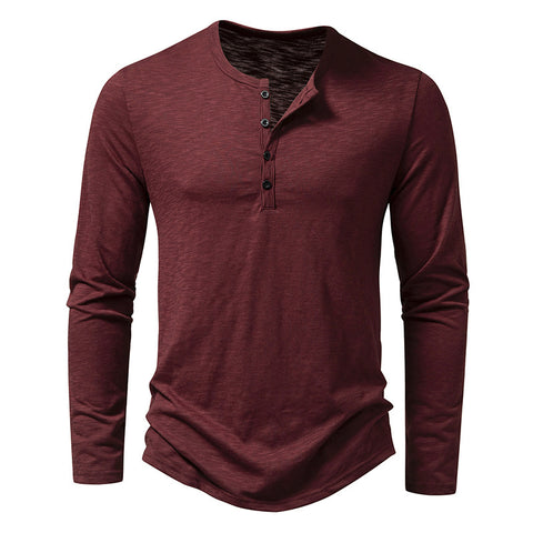 Men's Long-sleeved Casual T-shirt