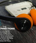 Jlab Rewind2 Wireless Retro 80S+90S Bluetooth Headphones, 20+ Hours Playtime, Custom Sound, Music Controls, Microphone, Rechargeable