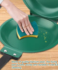 Double Side Titanium Steel Coating Flip Frying Pan Pancake Maker Household Kitchen Cookware