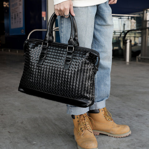 Men's Leather Briefcase Bag