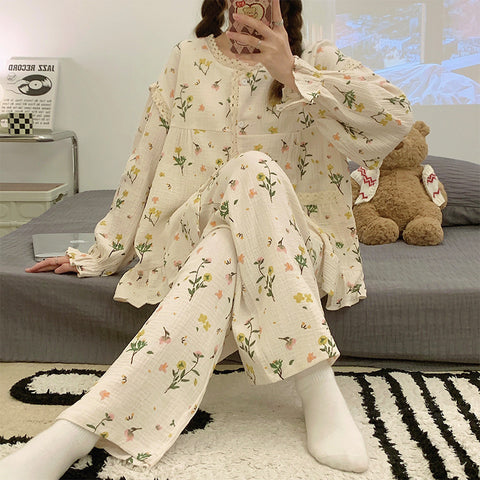 Printed Pajama Set for Women
