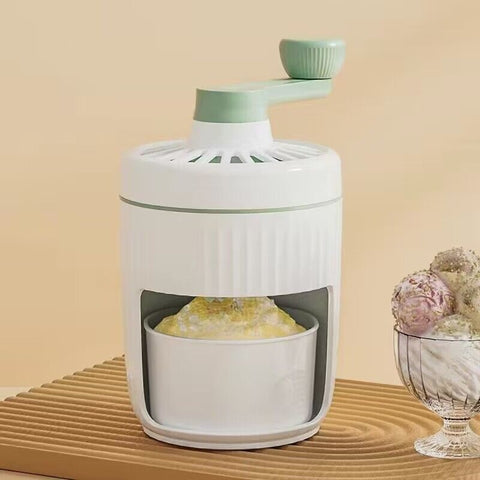 Hand-Cranked Ice Shaving Machine