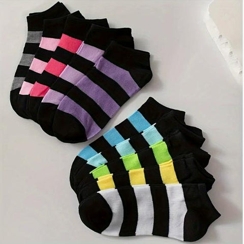 Candy-Colored Ankle Socks