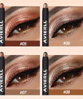 8Pcs of Eye Shadow Stick Set Waterproof Eye Shadow Stick, Pearly Matte Treatment, Create Natural and Lasting Eye Makeup, Long-Lasting Shining Eye Shadow Stick, Easily Create Daily Makeup, Valentine'S Day Gifts