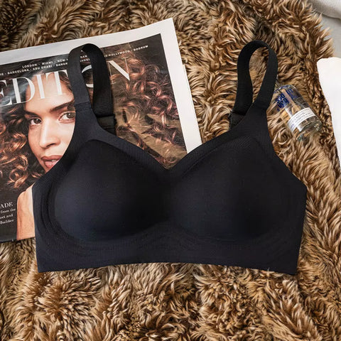 Seamless Bra Women Comfort Padded Bras Wireless Glossy Underwear Sexy Bralette Support Sexy Lingerie Female Intimates