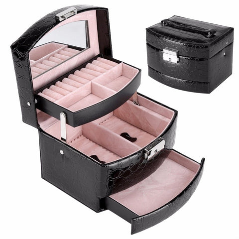 Three Layers Jewelry Box