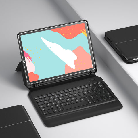 Ultra-thin Bluetooth Keyboard Leather Case