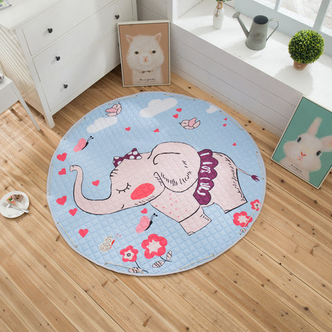Round Floor Crawling Mat for Babies