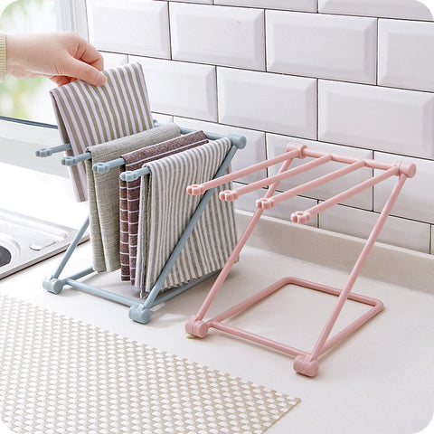 Foldable Kitchen Cloth Storage Rack