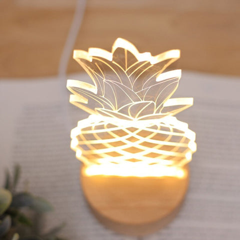 Bedside Pineapple Style Table Lamp