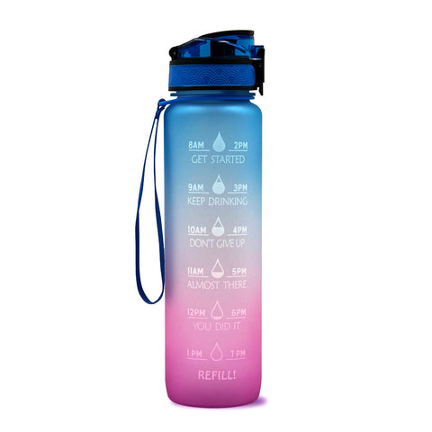 Water Bottle with Time Marker